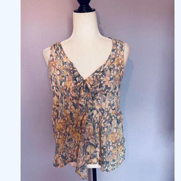 Anthropologie Edme & Esyllte watercolour Blouse - Picture 3 of 4